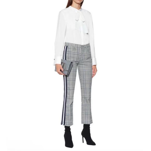 MOTHER Pants Womens Size 25 The Insider Ankle Houndstooth Preppy Academia Office